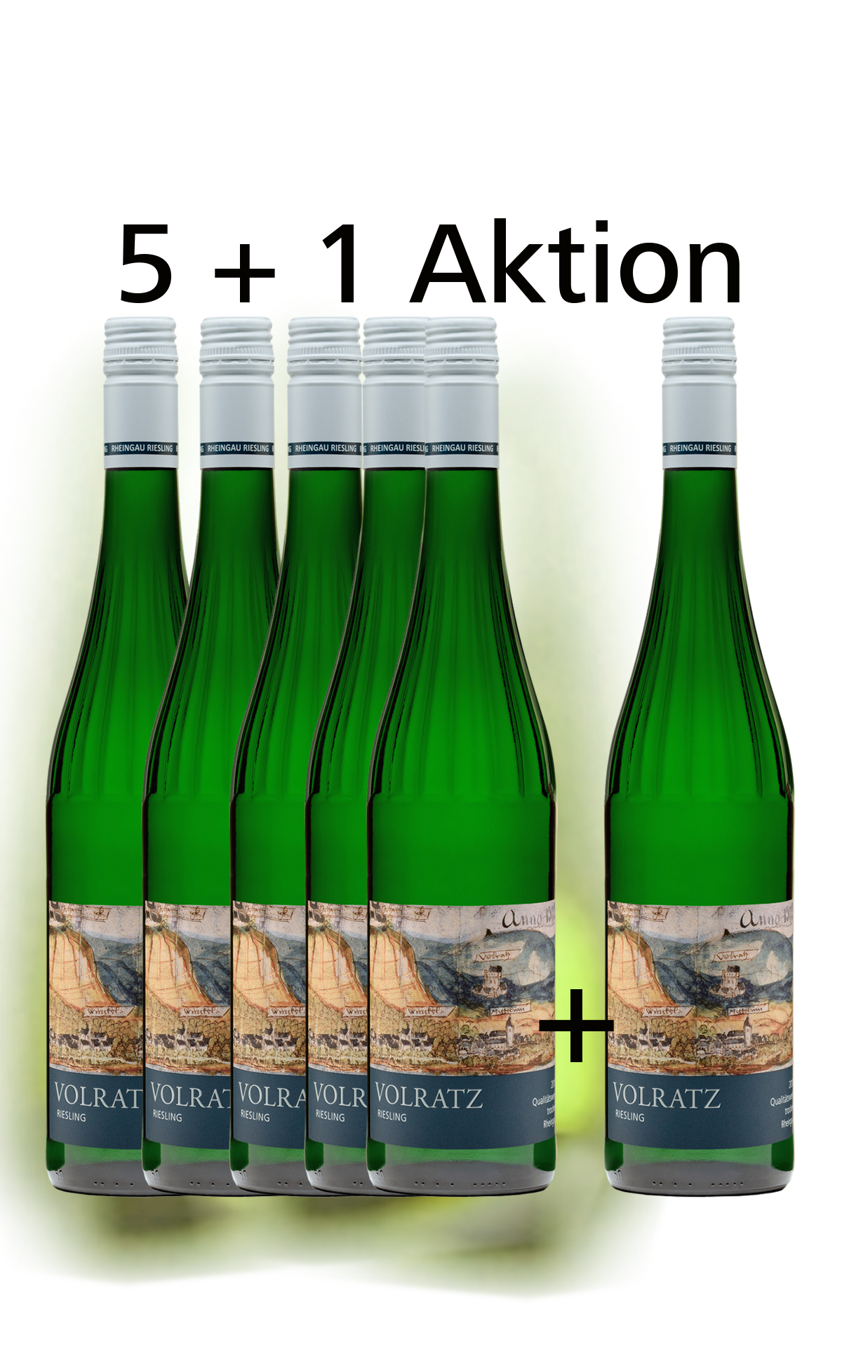5+1-Aktion "VOLRATZ" Riesling trocken 2023